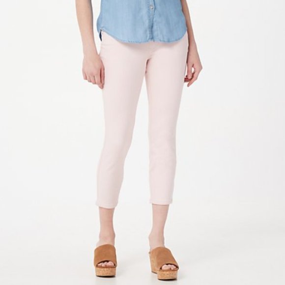 Belle by Kim Gravel Flexibelle Regular Belle Curve Jegging | Pink Quartz - Picture 1 of 2